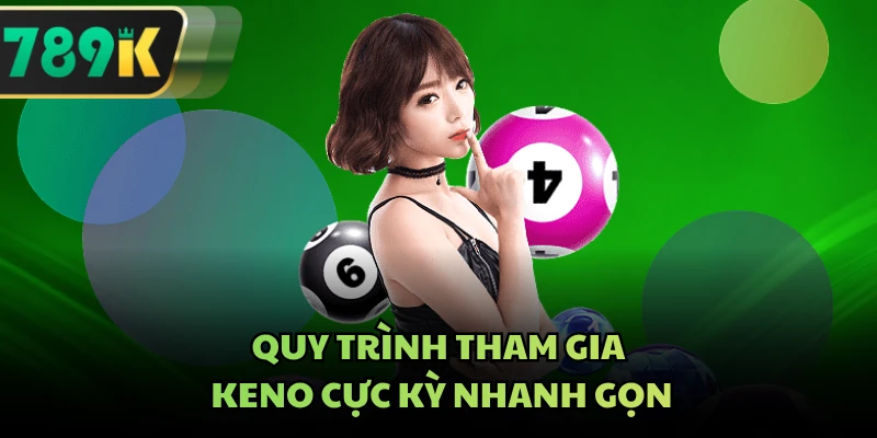 Quy trình tham gia keno cực kỳ nhanh gọn